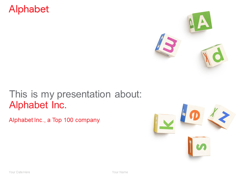 Alphabet PowerPoint Template PresentationGO