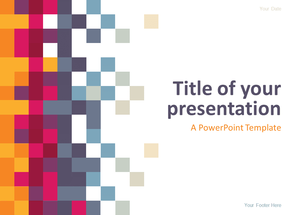 Free PowerPoint Templates about Squares - PresentationGo.com
