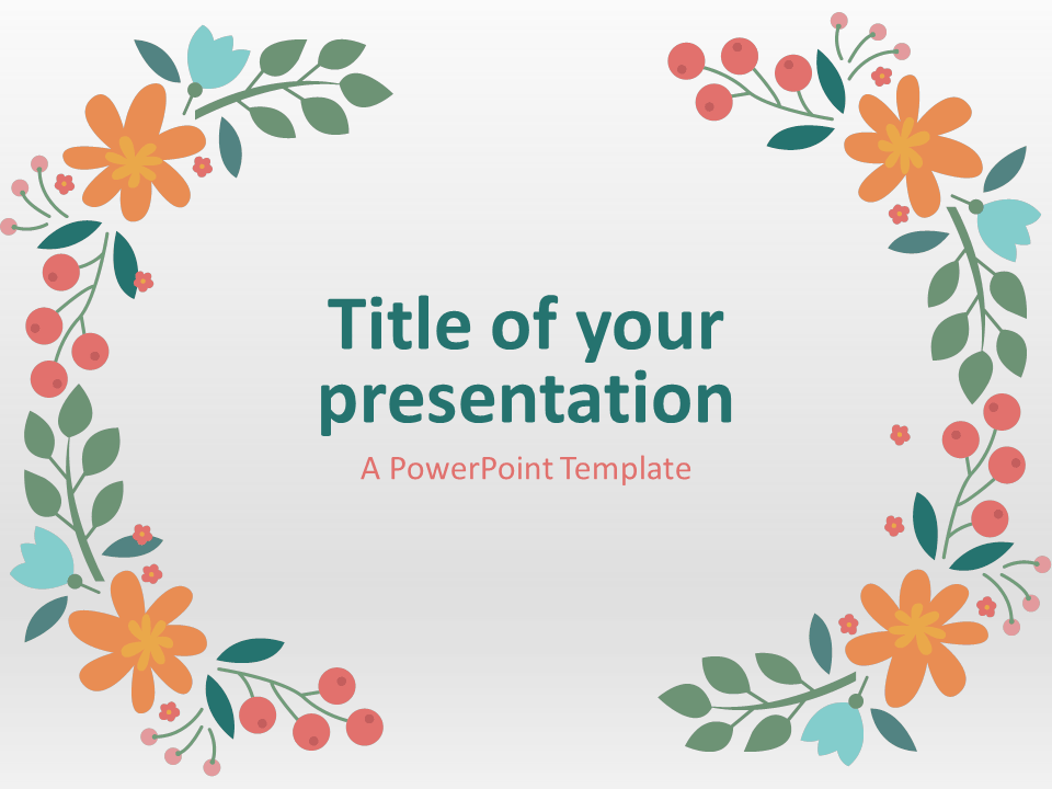 Spring PowerPoint Template PresentationGO